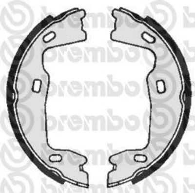 Produktbild von Brembo Bremsbackensatz, Feststellbremse Hinterachse S 59 521