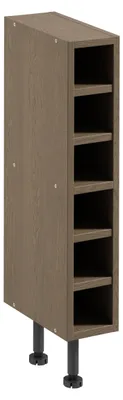 Produktbild von Unterer offener Schrank SALERNO - Breite 15 cm, baltischer Sturm