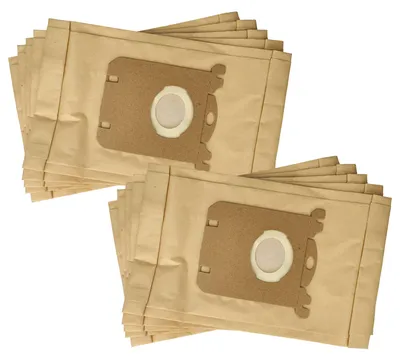 Produktbild von vhbw 10x Staubbeutel kompatibel mit Privileg 258.921, 356.887, 437.841, 451.131, 101.313, 101.352, 186.521 Staubsauger - 16,5cm x 26cm Sandfarben