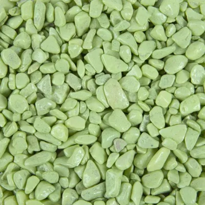 Produktbild von Farbiger Aquarienkies 5-12mm. Dekosteine für Aquarium 5kg. Grün