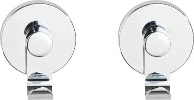 Produktbild von WENKO 2er Set Wand Haken Handtuch Garderoben Bad Küchen WC ohne Bohren IRUN