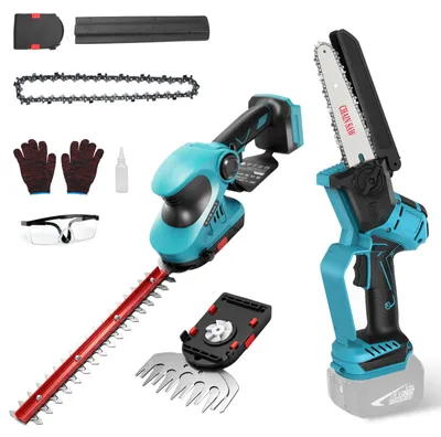 Akku-Kettensäge & Heckenschere 3-in-1, 18 V, ohne Akku