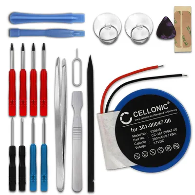 Produktbild von CELLONIC Akku kompatibel mit Garmin Approach S2, S4, S3, S1, 361-00047-00