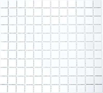 Produktbild von Mosani MOS18-0102, Mosaik, Keramik, Weiß, Indoor, Rechteck, 326 mm