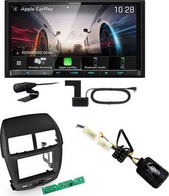 Produktbild von Kenwood DMX8021DABS Android Auto CarPlay Einbauset für Mitsubishi ASX bis 2014