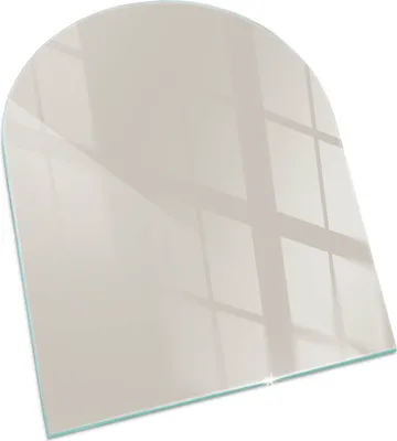 Produktbild von Farbe Hellcreme – Glasbodenplatte für – Kaminofen – Kaminplatte Glas – Schutzglas – Funkenschutzplatte –Glasbodenplatte Feuerfeste – Hitzeschutzplatte – Bodenschutz aus Glas – 80x70 cm