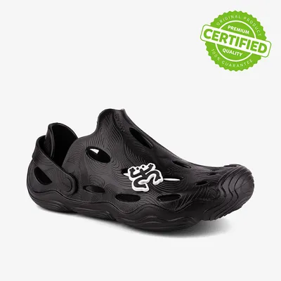 Produktbild von Herren Clogs Coqui Hill Schwarz rutschfest antibakteriell mit Fersenriemen
