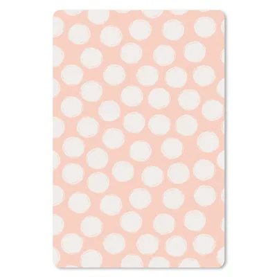 Produktbild von MuchoWow® Mauspad Mousepad Polka dots - Rosa - Muster 18x27 cm - Mousepads - Maus Mat - Pad - Mausunterlage