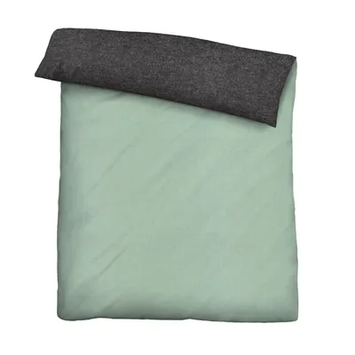 Produktbild von Biberna Melange Flanell-Wendebettwäsche 0840500-428, Größe 200x200 cm, mint