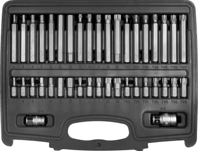 Produktbild von SW-Stahl 04470L Schrauberbit-Satz 40-tlg Bitset Torx Sechskant Zwölfkant