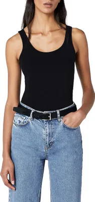 Image de Vero Moda My Soft T-shirt sans manches Noir L Femme Noir L