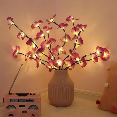 Obrázek produktu pro Dekorativní stromek s LED osvětlením, výška 73 cm, ohebné větve