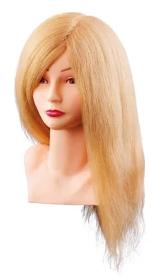 Produktbild von Übungskopf Büste Louisa, 40 cm, blondes asiat. Haar