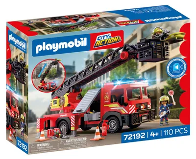 Produktbild von PLAYMOBIL Feuerwehr-Leiterfahrzeug