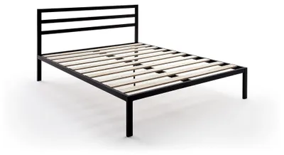 Produktbild von Metallbett Hans, Bettgestell mit Lattenrost, schwarz, 160 x 200 cm