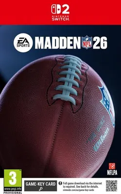 Obrázok produktu pre Electronic Arts Madden NFL 26, Nintendo Switch 2, Režim multiplayer, Očakávané hodnotenie