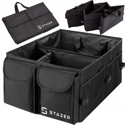 Produktbild von Großer Auto Kofferraum Organizer Tasche mit Fächern
