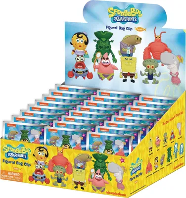Zdjęcie produktu dla Przywieszki do toreb Nickelodeon Classics 3D PVC z serii 4 (24 szt.)