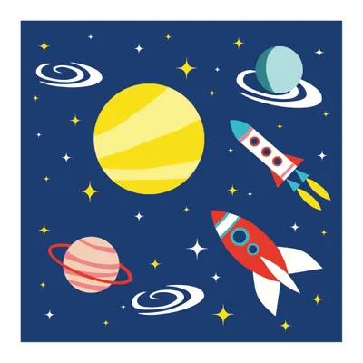 Zdjęcie produktu dla 20 serwetek Kosmos - W galaktyce 33x33cm