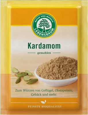 Produktbild von Kardamom gemahlen 10g von Lebensbaum