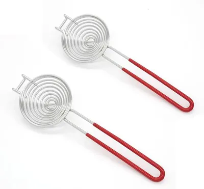 Eiertrenner aus Edelstahl, 24,5 cm, mit langem Griff, silber