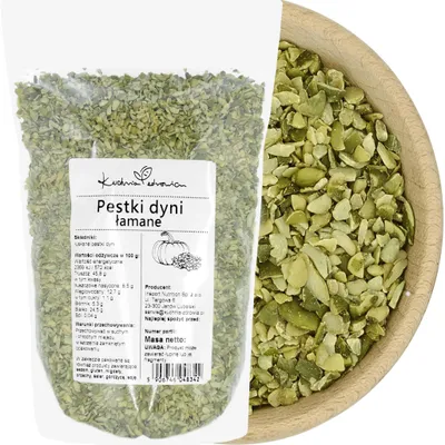 Produktbild von Kürbiskerne Geschält Gebrochen 1 kg Proteinreich Kerne Backen Müsli