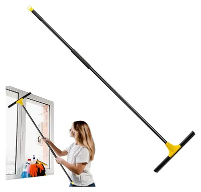 Produktbild von Bodenschrubber Für Boden | Fensterreiniger Für Zuhause - Abnehmbarer Fensterrakel Für Zuhause Unterwegs Dusche Bad Küche Garage