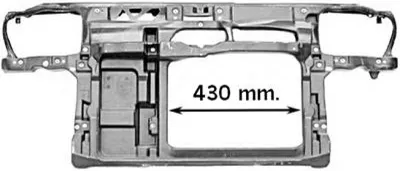 Produktbild von DIEDERICHS 2213002 Schlossträger Frontmaske für VW Golf IV Schrägheck (1J1) Frontverkleidung