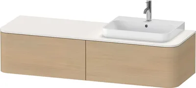 Produktbild von DURAVIT HP4944R71710010 WTU HappyD2+ wandh.,354x1600x550mm