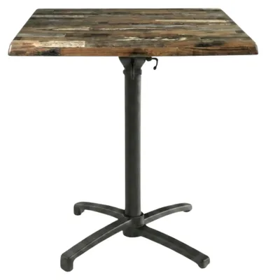 Image de Table de terrasse en  Marron pour Exterieur, 60x60 cm