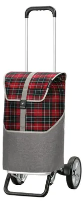 Produktbild von Andersen SHOPPER MANUFAKTUR Einkaufstrolley Alu Star Shopper Gese Red rot 111cm