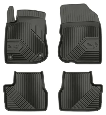 Zdjęcie produktu dla Dywaniki gumowe do Peugeot 2008 I 2013-2019 (crossover) – 4 szt., czarne, dopasowane