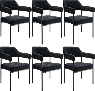 Produktbild von tectake® Armlehnstuhl Doé gepolstert 58 x 62 x 85 cm