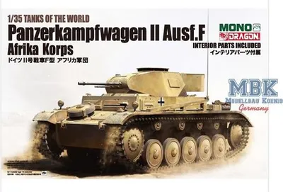 Obrázok produktu pre Model Kit tank MD002 - Pz.Kpfw.II Ausf.F AFRIKA KORPS (1:35)