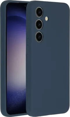 Image de Accezz Liquid Silicone Backcover pour le Samsung Galaxy S24 - Bleu foncé