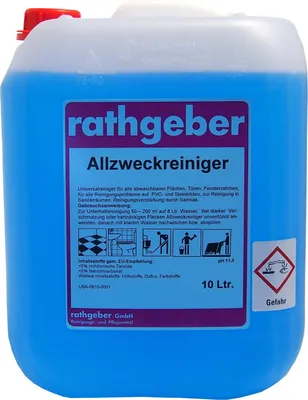 Produktbild von Allzweckreiniger 'blau' 10,0 l PE-Kanister