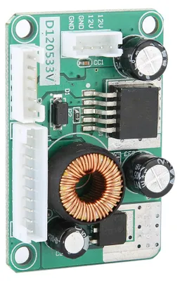 Imagen del producto de 5 unidades de módulo reductor de voltaje DC, de 12V a 5V o 3.3V, con una eficiencia alta de 3A, ideal para placas de alimentación de LCD