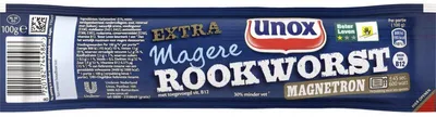 Produktbild von Unox Magere Rookworst 100g – Fettarme, leckere geräucherte Wurst