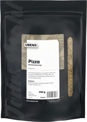 Immagine prodotto di Miscela di spezie per pizza Ubena gusto armonioso e piccante 450g