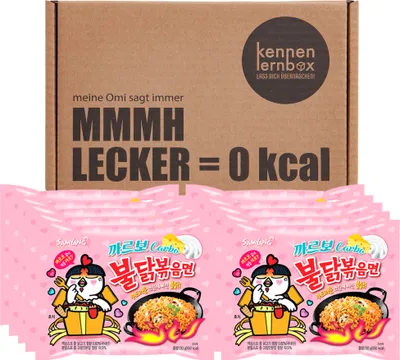 Produktbild von Samyang BULDAK Ramen Combo | Kennenlernbox | 5er Pack Hot Chicken Carbonara & 5er Pack Hot Chicken Carbonara