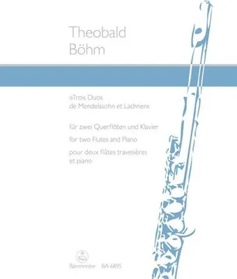 Produktbild von 3 Duos de Mendelssohn et Lachnerfür 2 Flöten und Klavier