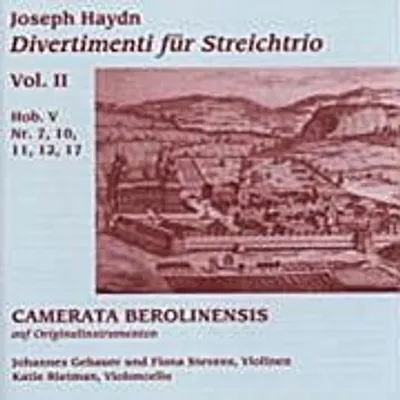 Produktbild von Camerata Berolinensis: Divertimenti Für Streichtrio Vol.2
