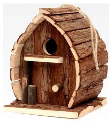 Produktbild von Vogelnistkästen aus Holz zum Aufhängen für Wildvögel