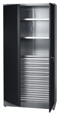 Produktbild von Küpper Materialschrank 70599 | 10 Schubladen mit Vollauszug | Abschließbarer Werkstattschrank | 91 x 180 x 45 cm