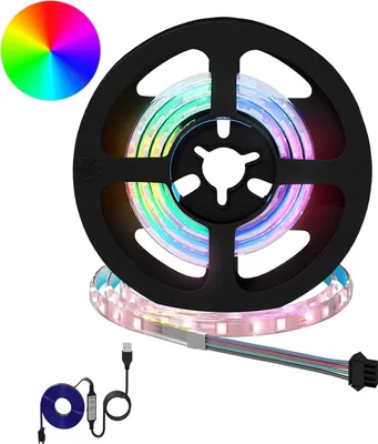 Produktbild von vidaXL LED-Streifen 12 stk. Schwarz und Transparent