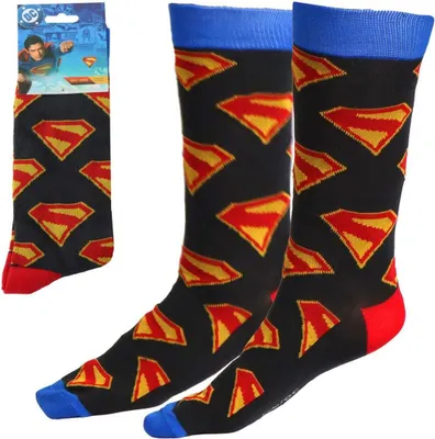 Zdjęcie produktu dla Skarpety Superman ciemnoszare 38-45