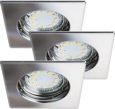 Produktbild von Rabalux 1053 Einbauleuchten Lite GU10 1x MAX 50 Metall  chromfarben