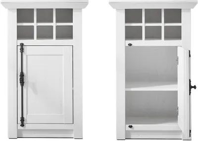 Produktbild von Kommode WINGST-61 im Landhaus Stil Nachbildung Pinie weiß Nb. B/H/T ca. 63x100x45cm