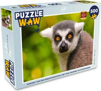Obrázek produktu pro MuchoWow MuchoWow® Puzzle 500 ks Opice - Lemur kroužkovaný - Zvíře