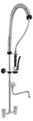 Produktbild von GastroHero Zweiloch Geschirrwaschbrause Profi 100 + Mischbatterie